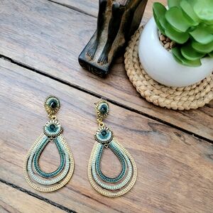 Boho chic bohemian earrings
